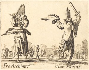 Fracischina et Gian Farina - Jacques Callot