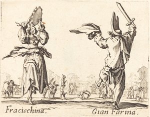 Fracischina et Gian Farina - Jacques Callot