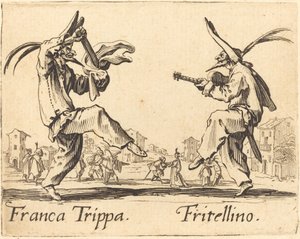 Franca Trippa et Fritellino - Jacques Callot