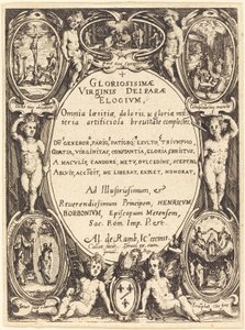 Frontispice pour "Gloriosissimae"