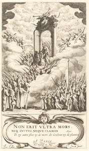 Frontispice pour "Le Calendrier des Saints" - Jacques Callot