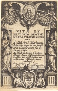 Frontispice pour "La vie de la Vierge" - Jacques Callot