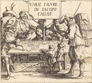 Frontispice pour Varie Figure, vers 1621 - Jacques Callot