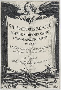 Frontispice de Les Grands Apôtres, 1631 - Jacques Callot