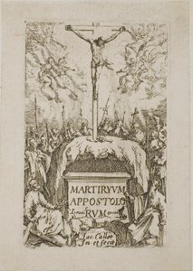 Frontispice, extrait des Martyres des Apôtres