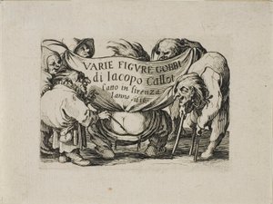 Frontispice, de Varie Figure Gobbi - Jacques Callot