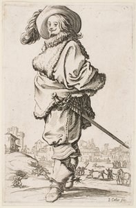 Gentilhomme en manteau bordé de fourrure, de la série « La Noblesse de Lorraine »