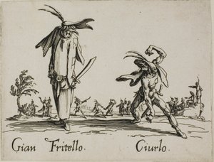 Gian Fritello - Ciurlo, assiette 7 des Balli di Sfessania - Jacques Callot