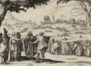 Jésus et les Pharisiens, 1635 - Jacques Callot