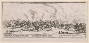 La Bataille, illustration de Les Grandes misères de la guerre