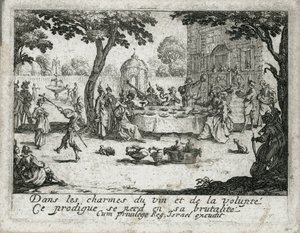 La Vie du Fils Prodigue … (engraving) - Jacques Callot