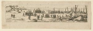 Débarquement des troupes au siège de La Rochelle, 1630