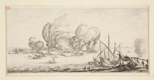 Le grand rocher, des Paysages pour Giovanni de Medici