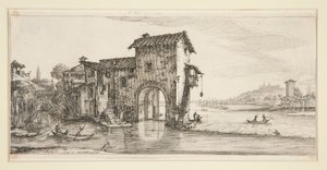 Le moulin à eau, des Paysages pour Giovanni de Medici - Jacques Callot