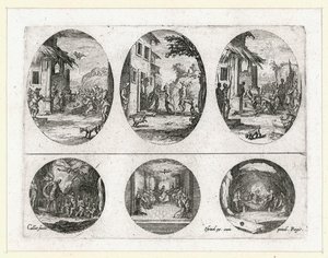 Les Miracles de la Passion … (engraving) - Jacques Callot