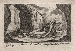 Les Pénitents : Mort de Sainte Madeleine - Jacques Callot