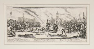 Les grandes misères de la guerre: No. 13 - Le bûcher