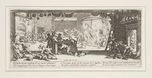 Les grandes misères de la guerre : No. 5 - Le pillage - Jacques Callot