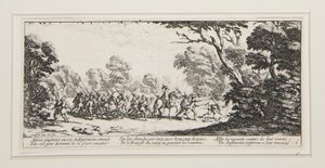 Les grandes misères de la guerre : No. 9 - Découverte des malfaiteurs - Jacques Callot