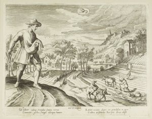 Les mois. 10, octobre - Jacques Callot