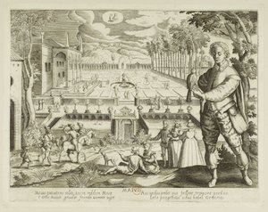 Les mois. 5, mai - Jacques Callot