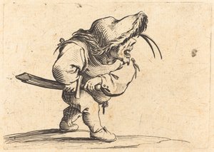 Homme Préparant à Dégainer son Épée