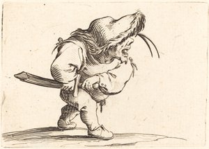 Homme se préparant à dégainer son épée, c. 1622 - Jacques Callot