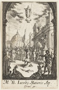 Martyre de saint Jean le Majeur, planche 4 des Martyres des Apôtres