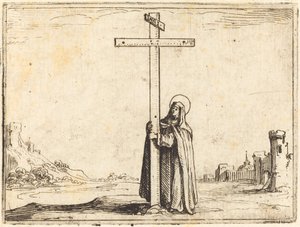 Nonne embrassant la Sainte Croix - Jacques Callot