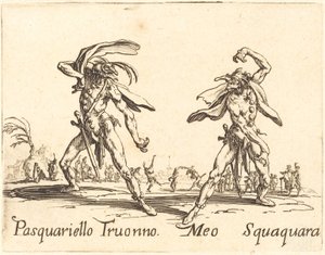 Pasquariello Truonno et Meo Squaquara - Jacques Callot