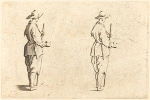 Paysanne avec une tasse, vers 1622 - Jacques Callot