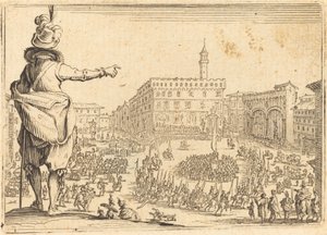 Piazza della Signoria, Florence - Jacques Callot