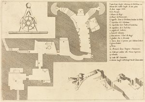 Plan de tous les lieux importants de Bethléem - Jacques Callot