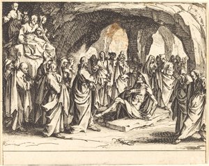 La résurrection de Lazare - Jacques Callot