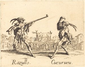 Razullo et Cucurucu - Jacques Callot