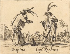 Scapino et Cap. Zerbino - Jacques Callot