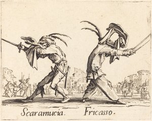 Scaramucia et Fricasso - Jacques Callot