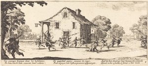 Scène de pillage, vers 1633 - Jacques Callot