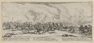 Bataille, planche 3 de la série « Les horreurs de la guerre » - Jacques Callot