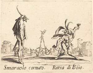 Smaralo Cornuto et Ratsa di Boio - Jacques Callot