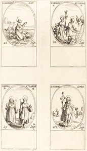 Saint Calistrate; Saints Cyprien et Justine; Saints Comus et Damien; Saint Elzéar, Comte