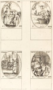 Saint Éleuthère, abbé; Sainte Régine; Saint Jean; La Nativité de la Vierge