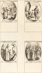 Saint Job, Prophète, Saint Gangulphus, Saint Épiphane, Sainte Marie des Martyrs