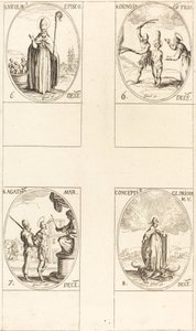 Saint Nicolas; Sainte Dionisie et son fils; Sainte Agathe; Conception de la Vierge