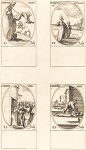 Saint Pantaléon; Saints Nazaire et Celse; Sainte Marthe; Sainte Béatrice - Jacques Callot