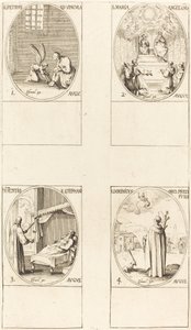 Saint Pierre, Apôtre; Sainte Marie des Anges; Découverte du corps de Saint Étienne; Saint Dom - Jacques Callot