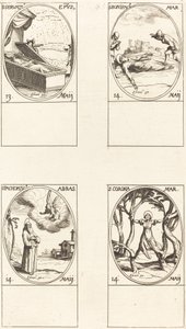 Saint Servais; Saint Boniface; Saint Pacôme; Sainte Couronne - Jacques Callot