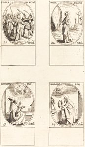 Sainte Ursule et ses compagnes; Sainte Marie Salomé; Saint Séverin; Saint Magloire - Jacques Callot