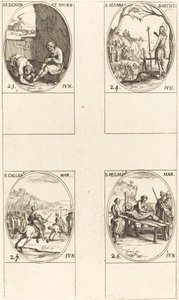 Saint Zénon et compagnons; Saint Jean-Baptiste; Saint Gallicanus; Saint Pélage