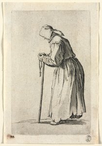 Les mendiants : Mendiant à son rosaire, c. 1623 - Jacques Callot